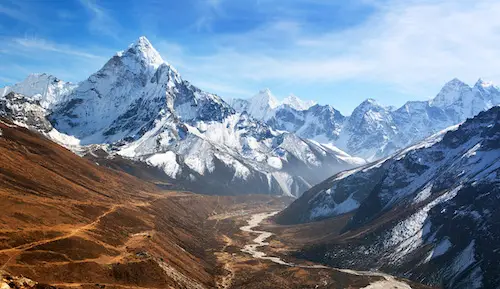 khumbu-valley in Sagarmatha National Park