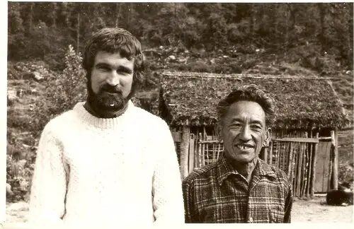 Ang Tharkay with Bob McKerrow in 1975