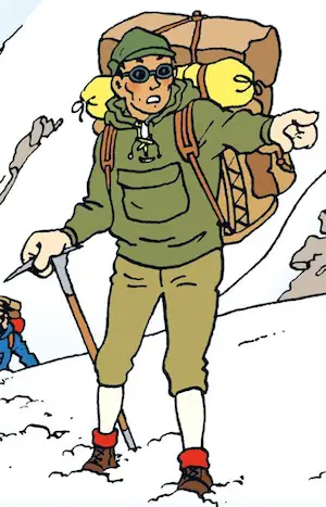 Ang Tharkay in TinTin Comic Book