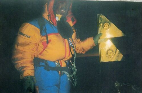 Lhakpa Gelu at Everest Summit 2003
