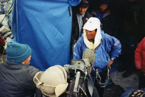 Lhakpa Gelu Sherpa shortly before his ascension in 2003