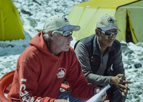 Russell Brice and Phurba Tashi Sherpa